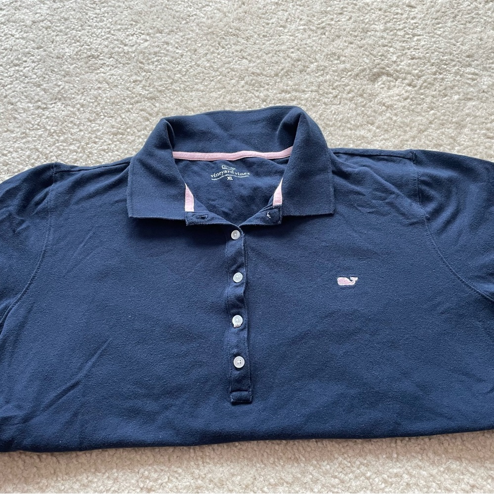 🐳 Vineyard Vines Short Sleeve Polo - Womens